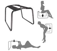 Sex Position Enhancer Chair Sex Furniture Positions Bouncing Mount Stools for Bedroom Bathroom Weightless Love Position Aids Elastic Bouncer Chair Seat Novelty Toy for Couples Adult Riding Games Black
