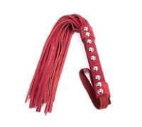 Sex Products Flog Spank Paddle Beat Punishment Whip Slave Fantasy Fetish BDSM Sexy Whip Adult Games Role Play Sex Toys for Woman(Red)