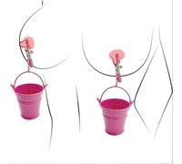 Sex Sexual Stimlation Device for Couples Kinky Nipple Clamps Pleasure Women Toys Sexy Toy for Pain Adjustable Pussy Clamp Massager BDSM Clitoris Clip Nipplerings with Bucket Heavy Breast Clips