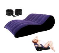 Sex Sofa Sex Furniture Cushion Inflatable Sex Pillow with Bondage Handcuffs Sex Toys for Deeper Position Support Ramp for Adult Women Men