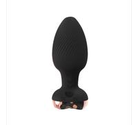 Sex Toy Anal Plug Vibrator, Remote Wireless Control Adult Masturbation Anal Plug, Couple Sex Toys (Black)