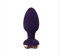 Sex Toy Anal Plug Vibrator, Remote Wireless Control Adult Masturbation Anal Plug, Couple Sex Toys (Purple)