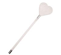 Sex Toy BDSM Bondage Sex Role Play Training Whip Sex Paddle Sex Toy for Couple Bondage Training Flriting & Teasing Whip Heart Shaped White