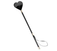 Sex Toy BDSM Bondage Sex Role Play Training Whip Sex Paddle Sex Toy for Couple Bondage Training Flriting & Teasing Whip Heart Shaped Black