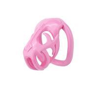 Sex Toy Chastity Cage Plastic Cock Device with Invisible Lock, Adjustable Rings, Lightweight Penis Accessory for Men Adult Bondage Gear Couples Role Play