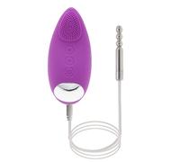 Sex Toys 10 Frequency Vibrating Urethral Dilator USB Charging Shock Absorber Urethral Sounds Stainless Steel Plug Penis Ring Dilator Adult for Couples(purple)
