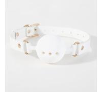 Sex Toys Alternative Leather Restraints Ball Mouth Silicone Ball Gag Open O-Ring Gag Adjustable Strap Bondage for Adult Women Erotic Slave Adult Game