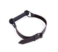 Sex Toys Alternative Leather Restraints Ball Mouth Silicone Ball Gag Open O-Ring Gag Adjustable Strap Bondage for Adult Sex Play Women