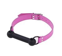 Sex Toys Alternative Leather Restraints Ball Mouth Silicone Ball Gag Open O-Ring Gag Adjustable Strap Bondage for Adult Sex Play Women