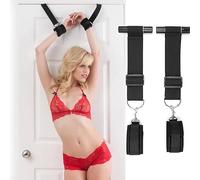 Sex Toys BDSM Restraints Gifts for Men & Gifts for Women. Over The Door, use with Bondage Set & Vibrator Adults Toys. Beginners Sex toyscouples for Couples Men & Women, Quick Release Handcuffs, OTD