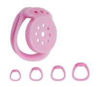 Sex Toys Flat Chastity Device Lock Penis Cage Invisible Training with Cock Rings Male Abstinence Rooster Sissy BDSM Bondage Inverted Cage to Prevent Erection Bondage for Men