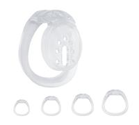 Sex Toys Flat Chastity Device Lock Penis Cage Invisible Training with Cock Rings Male Abstinence Rooster Sissy BDSM Bondage Inverted Cage to Prevent Erection Bondage for Men