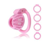 Sex Toys Flat Chastity Device Lock Penis Cage Training Inverted Cage with Cock Rings Invisible Male Abstinence Rooster Sissy BDSM Bondage to Prevent Erection Bondage for Men