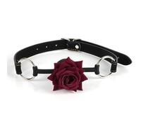 Sex Toys for Adults Couples Mouth Gag Breathable Roses Ball Gag Silicone Fetish BDSM Accessories Womensoral Fixation Ball Bondage Strapon White One Size