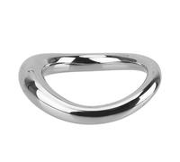 Sex Toys for Men Delay Ejaculation Metal Scrotum Stretcher Erotic Penis Lock Ring Bondage Lock Cock Ring Stainless Steel White 53.5X59Mm