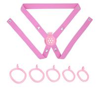 Sex Toys Male Chastity Device Flat Chastity Cage Lock with Chastity Belt Design Inverted Penis Cage BDSM Bondage Penis Cage for Couples with 5 Rings Penis Ring to Prevent Erection Bondage for Men
