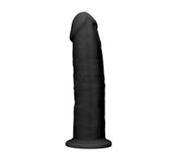Shots Silicone Dildo Without Balls 15.3 cm, Black