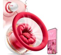 Sex Toys Rose Toy Sucker Vibrator - AI Sync Nipple Toys with 9 Vibrating & 3 Sucking Modes, Detachable Sex Toy Vibrators Adult Toys Clit Nipple Anal Stimulator Massager Rose Sex Toy for Women
