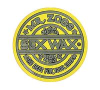 Sex Wax Mr. Zoggs Sticker 7" Circular Metallic Yellow