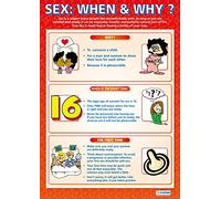 Sex: When and Why? | PSHE Posters | Gloss Paper measuring 850mm x 594mm (A1) | PSE Classroom Posters | Education Charts by Daydream Education