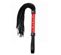 Sex Whip Spanking Flogger BDSM Adult Bedroom Play Cosplay 18" inch Faux Leather
