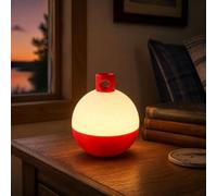 sexaoalx Fishing Bobbers Night Light, 3D Printed Rotating Fish Ball Lamp, Soft Warm Glow Bedside Table Light for Bedroom, Hallway, Beach House Decor, Gifts for Fishermen, Men [Object Object]