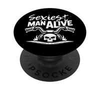 Sexiest Man Alive - Funny Ironic Nominated Beautiful Men PopSockets Adhesive PopGrip
