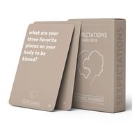 SEXPECTATIONS Card Deck - 52 Intimate Conversation Starters for Couples - Fun Marriage Game - Ages 18+