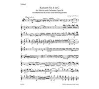 Sextet based on the Concerto No.4 in G major Op.58 for Piano (Score & 6 Parts) C