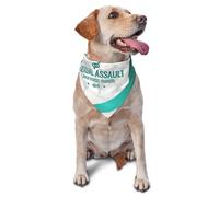 Sexual Assault Awareness Month Dog Bandanas Triangle Bibs Pet Scarf For Small Medium Large Dogs And Cat