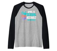 Sexual Assault Awareness Month - Sexual Assault Awareness Raglan Baseball Tee