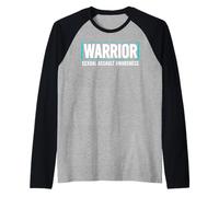Sexual Assault Awareness Warrior - Sexual Assault Awareness Raglan Baseball Tee