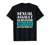 Sexual Assault Survivor Bruised But Not Broken Awareness T-Shirt