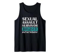 Sexual Assault Survivor Bruised But Not Broken Grunge Tank Top