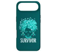 Sexual Assault Women Teal Butterflies Survivor Case for iPhone Air