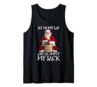 Sexual Innuendo Santa Sack Rude Christmas Tank Top