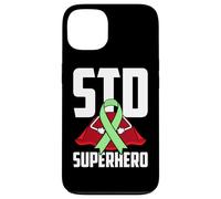 Sexually Transmitted Diseases (STD) Superhero Green Ribbon Case for iPhone 13