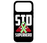 Sexually Transmitted Diseases (STD) Superhero Green Ribbon Case for iPhone 17 Pro Max