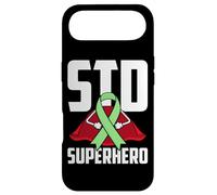 Sexually Transmitted Diseases (STD) Superhero Green Ribbon Case for iPhone Air