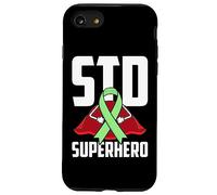 Sexually Transmitted Diseases (STD) Superhero Green Ribbon Case for iPhone SE (2020) / 7/8