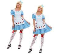 Sexy Alice Costume Deck of Cards Girl Womens Ladies Fancy Dress Outfit New