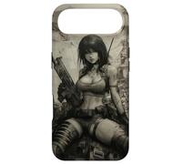 Sexy Anime Girl Dystopia Merch for Men Monochromatic Case for iPhone Air