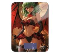 Sexy Anime Girl Little Devil LCD Display Food Scale 11lb/0.18oz, 5kg/5g Kitchen gram Scales with 4 Unit for Keto Baking Meal Prep (Batteries not Included)