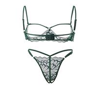 Sexy Babydoll Lingerie For Women Women's Lace Mesh Hollow-Out Chemise Negligee Maid Cosplay Costumes Teddy Bodysuit