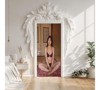 Sexy Beautiful Girl Aldult Door Sticker Self-Adhesive 90X200 cm, Sexy Girls Door Stickers Poster Removable Vinyl Wallpaper Poster for Interior Bedroom Decor
