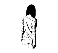 Sexy Beautiful Girl Wall Sticker Home Decor Vinyl Wall Decal for Bedroom DIY Removeable PVC Decal Mural-XL-66x174cm