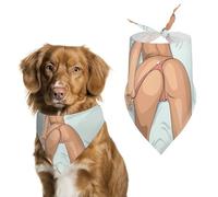 Sexy Bikini Woman Dog Bandanas Puppy Cat Kerchief Scarf Pet Triangle Bandana for Christmas