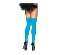 Sexy blue nylon tights leg avenue, Size One size -1, Color Blue
