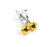 Sexy Body Jewelry Gift of Fake Nipple Ring Breast Nail Stainless Steel Shield Clamp for Fetish Men Women Gay Flirt Sex Accessory Yellow One Size