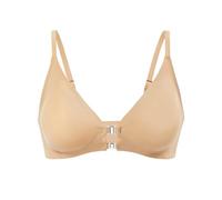 Sexy Bra for Women Wirefree Big Breasts Bralette Women Push Up Nude Color Bustier Deep V Neck Front Closure Wirefree Seamless Bra Comfortable Bra for Women